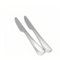 PLUS HOME CUCHILLOS FRUTA 2 UNIDAD 19.5x1.95 Cubertería de acero inoxidablepara cocina,decoracion hogar, (CUCHILLOS FRUTA 19.5X1.95CM, Colección Elegance)