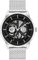 Calvin Klein Multi Zifferblatt Quarz Uhr für Herren mit Silbernes Edelstahl-Mesh-Gliederarmband - 25200213