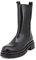 QUEEN HELENA Stivali Chelsea di Pelle Stivaletti con Plateau Invernali Donna S273 (Nero, Sistema Taglie Calzature EU, Adulto, Donna, Numero, Media, 37)