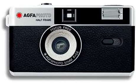 AgfaPhoto Fotocamera analogica 35 mm 1/2 formato, colore nero