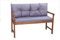 Bankauflage für Gartenbank- Polsterauflage für & Hollywoodschaukel-Gartenschaukel Kissen-hollywoodschaukel Kissen-bankkissen Outdoor (160 x 60 x 50 cm, Grau)