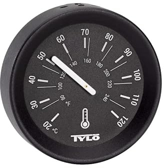 Tylö Thermometer Brilliant Black