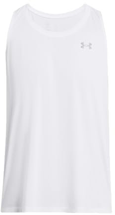 Under Armour Men's Launch Singlet Shirt White