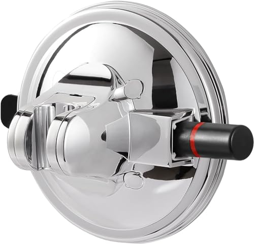 MagicBox Duschkopfhalterung Maximaler Verstellwinkel 75 Grad für Wohnwagen, Glas, Fliesen und andere glatte Oberflächen, Wohnwagen Duschhalterung, Abnehmbarer Duschkopf Halterung Ohne Bohren