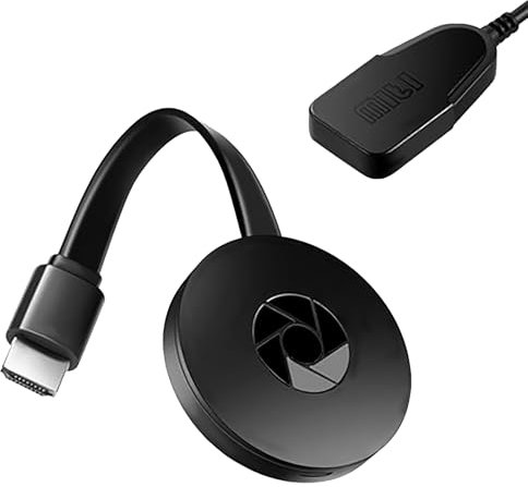 2.4GHz Adaptateur Dongle HDMI sans Fil, Récepteur d'Affichage WiFi 1080P, Compatible avec Miracast, Airplay, DLNA pour Android, iOS, Windows, Mac - Streaming TV, Moniteur, Projecteur