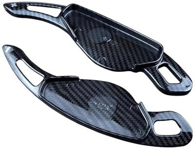 Schaltwippen Auto Lenkrad Verlängerung Shift Paddle Shifter Für Jaguar Für XF XE XJ F-PACE F-Type X760 X250 X260 X761 X351 Lenkrad Schaltwippen(Carbon Black)