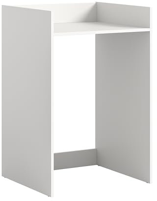xonox.home Badezimmer Free Waschmaschinenumbauschrank für Waschmaschine & Trockner mit Ablagefläche Überbauschrank Umbauschrank Waschmaschinenschrank in weiß, ca. 60x101x60 cm