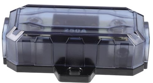 Gatuida 250a Car Audio Amplifier Fuse Block Zinc Alloy Easy Install High Power Protection