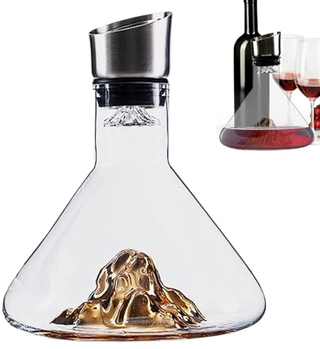 Red Wine Decanter 7.28x8.66 Inches | 1500ml Glass Wine Breather Decanter