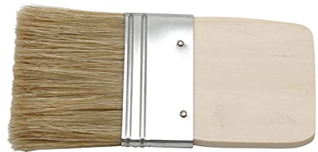 Paintersisters® Paddle Flächenpinsel 60mm breit, Grundierpinsel, Flachpinsel mit Holzgriff für Acryl, Öl auf Leinwand und Malgrund