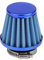 Filtro A Cono Moto - Filtro aria Tapered Rotondo Auto Kit di induzione della presa d'aria fredda per fuoristrada ATV Quad Dirt Pit Bike cono scooter 38 mm(blu)