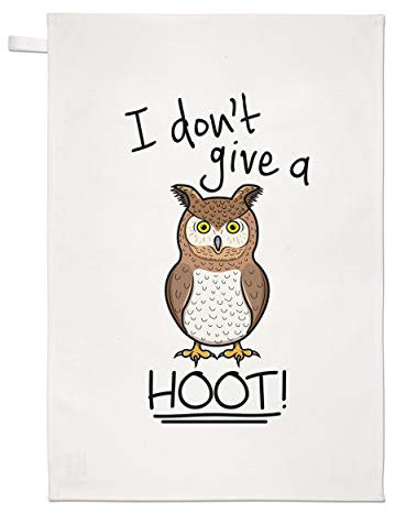 Eule I Don'T Gibt ein Hoot Geschirrtuch Spüllappen