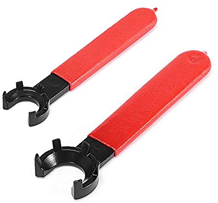 Gasea 2pcs ER16 ER20 M Type Collet Chuck Clamping Spanner | CNC Collet Chuck Holder Wrench Lathe Tools