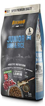Belcando Junior Lamb & Rice Hundefutter | Trockenfutter für empfindliche Junghunde | Alleinfuttermittel für Junghunde ab 4 Monaten (1 kg neu)