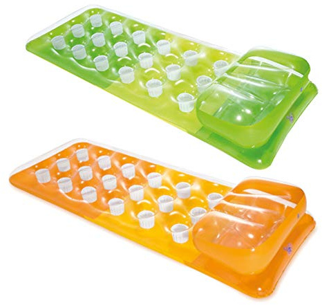 Intex 18-Pocket Fashion Mats - Luftmatratzte - 188 x 71 cm