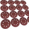 EffektWerk Schleifscheiben (60er-Pack, 8 Löcher), 125 mm Schleifpapier mit mehreren Körnungen (40, 60, 80, 120, 180, 240)