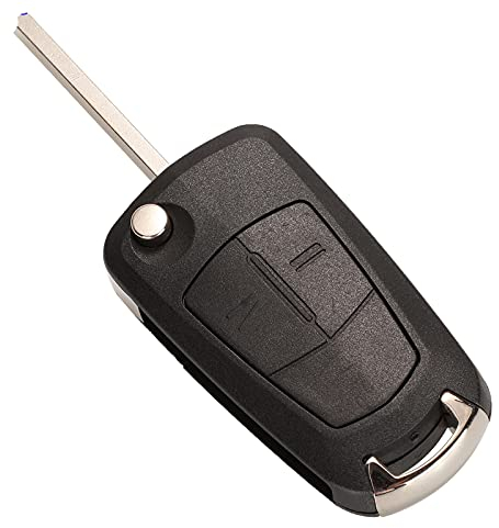 2/3 Tasten Remote Flip Key Shell Auto Koffer Anhänger für Opel Vectra Antigo Omega Suprema Agile Montana (2 Taste)