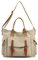 FANDARE Tela Borsa Tracolla Spalla Tote Donna Borsa a Mano Messenger per 10.5 Pollice Tablet Shopping Viaggio Partito Work Crossbody Bag Cachi