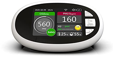 Luftqualitätsmessung CO2.Kohlendioxid-Detektor PM2.5 Luftmessgerät Tuya Smart Wifi-Version Englische Version