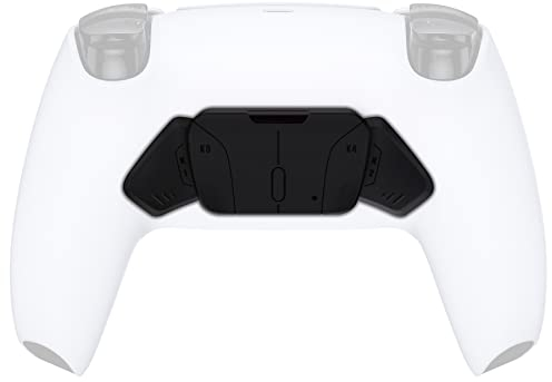 eXtremeRate Ersatz RISE4 Tasten Set 4 Rücktasten K1 K2 K3 K4 Back Paddles für ps5 Controller Rise & RISE4 Remap Kit(KEIN Controller & Keine PCBA Platine)-Schwarz