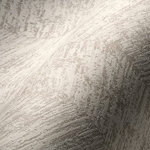 Livingwalls My Home My Spa Tapete Schlafzimmer Weiß Strukturtapete 386973 Vliestapete Modern 10,05x0,53m Made in Germany