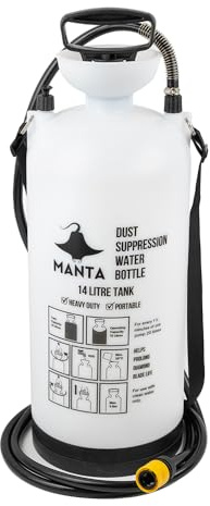 Manta Dust Suppression Water Bottle Container Tank 14 Litre
