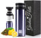 Stainless Steel Insulated Double Wall Leak Proof Tumbler Vacuum Flask with Flavor Infuser BPA Free 17.5 oz (Dark Blue)