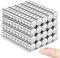 Wukong 200 Stück 4x2mm Kleine Neodym Magnete Stark Mini Fridge Magnete für Basteln, Kühlschrank, Magnettafel, Whiteboard und DIY