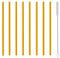 Short Cocktail Straws, Metal Stainless Steel Reusable Straw Small Mini Coffee Stir Straws for Cocktails Party Accessories Glasses Mason Jar Tumbler Juice Tea Mojito Drinks with Brush, Gold 8 Pcs