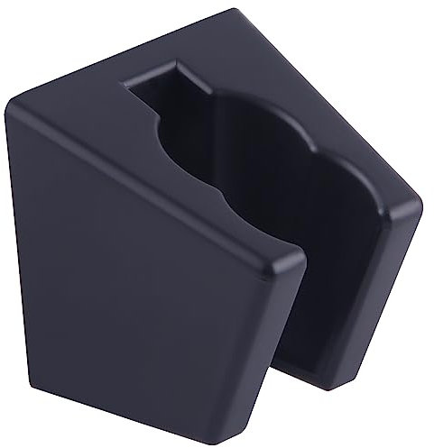 Aomasi Handbrausehalterung mit zwei Schlitzen, Duschkopf-Schlauchaufhänger, ABS-Kunststoff, Bidet-Sprühgriff, Wandhalterung, mattschwarz
