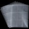 180 Pockets Trading Card Sleeves, 10 Sheets Double Side 9-Pocket 11 Holes Card Sleeves Card Binder Fit 3 Ring Binder Trading Card Binder for Game Sports Cards OS22010
