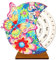 CharySim Diamond Painting Kalender Basteln Mädchen 7 8 9 10 11 12 13 Jahre Geschenkideen Kinder Teenager Bastelset DIY Erwachsene Set Basteln Mädchen 6-14 Jahre Geburtstagsgeschenke (Schmetterling)