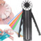 Coupe-papier Multifonction, Coupe-papier Rotatif 12 En 1, Règle De Coupe-papier Manuelle Avec Tête Rotative à 360° Pour Artisanat Photo Postales Scrapbooking Cadeaux Noël (Noir)