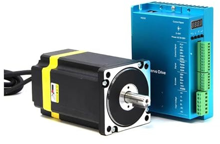 SQGCPGOQ NEMA 24 Closed Loop Stepper Electronic Starter 3Nm 3.5Nm 4Nm with Matching dispaly Type Stepper Driver ZDM-2HA865(3Nm)