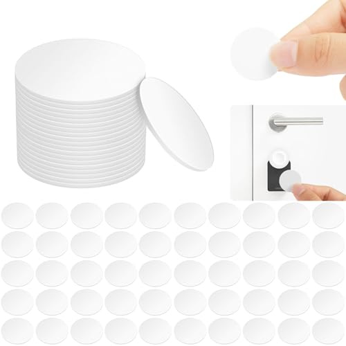 OFFCUP NFC Tags, 50 Stück Ntag215 Karten, Cards 504 Byte Memory NFC Sticker | Wiederbeschreibbar Karten Tag mit Kleberückseite Kompatibel mit TagMo, Amiibo und fähigen Handys und Geräten