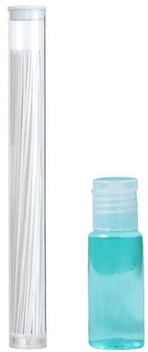 Ohrlochreiniger, 25 ml Piercing Cleaner Lösung und 70 Ohrlöcher Reinigungslinie FLOSS SET Afterby Geruchsentfernung Reinigungswerkzeug für Mädchen Frauen Piercing