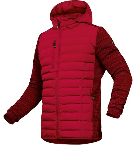Leibwächter Hybridjacke Herren mit Kapuze – Kornblau – XS – Moderne & Wärmende Jacke – Allwetter Hybrid Steppjacke Übergangsjacke – Strapazierfähige Reißverschluss Taschen