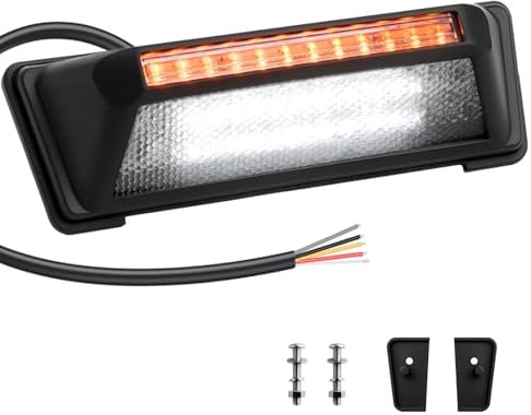 EYPINS LED Vorzeltleuchte 10-48V Außenleuchte mit 6 Warnmodi 40 LED Wohnmobil Wohnwagen Lampe Außen, 6000LM weißes, gelbes Licht Beleuchtung IP65 Aluminium Vorzeltlampe für Camper Reisemobil Caravan