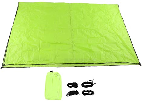Rettangolo UV Block Block Sun Shade Somme Sail per giardini di prato di patio (Verde erba)