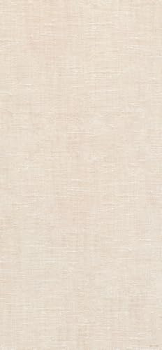 DobleUve Estudio Alfombra Vinílica Lino | Beige | 120x120 | PVC Cocina Lavable Antideslizante | Alfombra Vinilo Salón | Suelo de Vinilo
