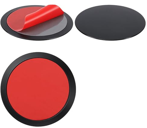 Alrhso 3 PCS Dashboard Sticky Pad Adhesive Pad for Phone Holder 3.15 Phone Holder-Pad Dashboard Pads Dash Pads for Camera Holders