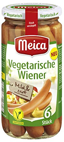 Meica 6 Vegetarische Wiener, 200 g
