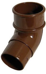 FloPlast Mini Gutter 50mm Brown 112 Degree Offset Bend