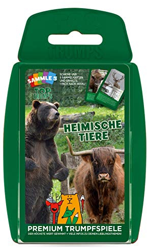 Top Trumps Heimische Tiere Quartettspiel Kartenspiel Quartett Karten Spiel