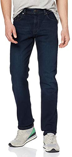 bugatti Herren Jeans Regular Fit Five-Pocket Baumwoll-Stretch Denim