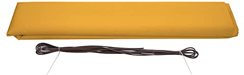 Mendler Ersatz-Bezug für Markise HWC-H27, Vollkassette Ersatzbezug Sonnenschutz 6x3m - Polyester gelb