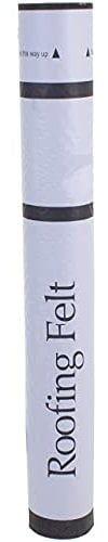 Rose Roofing Standard Grade Shed Roofing Felt Black Mineral 5m x 1m
