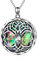 AOBOCO Keltisch Baum des Lebens kette Sterling Silber 925 Lebensbaum Anhänger Halskette Damen, Keltischer Schmuck Geburtstagsgeschenke für Frauen (Weiß)
