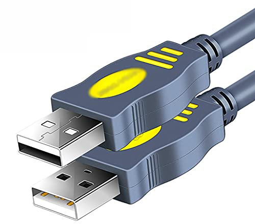 WFS Grande vitesse Câble USB mâle à au Cordon double extrémité d'usb pour boîtiers de disque dur, lecteur DVD, refroidisseur d'ordinateur portable Ne s'emmêle pas ( Taille: 10M )
