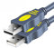 WFS Grande vitesse Câble USB mâle à au Cordon double extrémité d'usb pour boîtiers de disque dur, lecteur DVD, refroidisseur d'ordinateur portable Ne s'emmêle pas ( Taille: 10M )